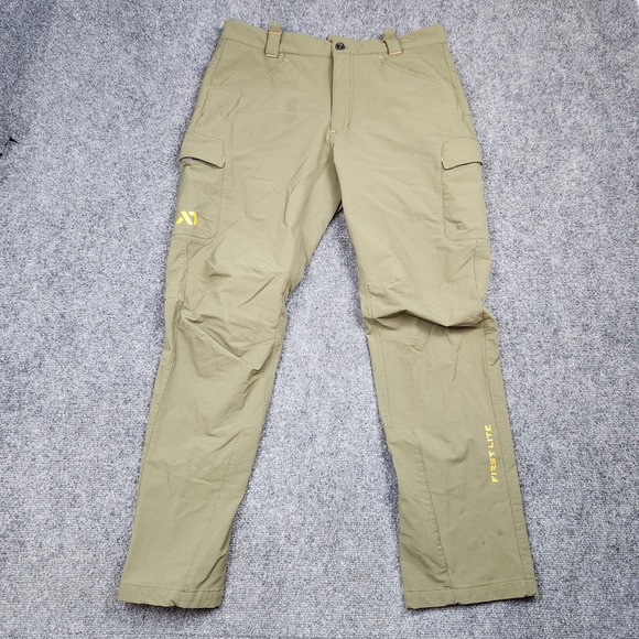 First Lite Corrugate Pants Mens Large Green Stretch Cargo Hunting Hiking Field - Picture 1 of 16